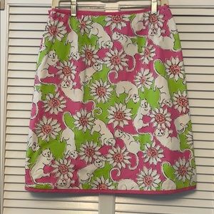 Lilly Pulitzer wrap skirt 8